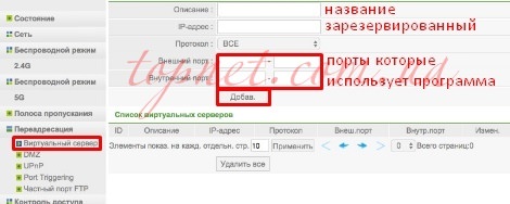 Netis 2710, доступ в локальную сеть Настройка роутера Netis 2710, проброс портов Port Forwarding